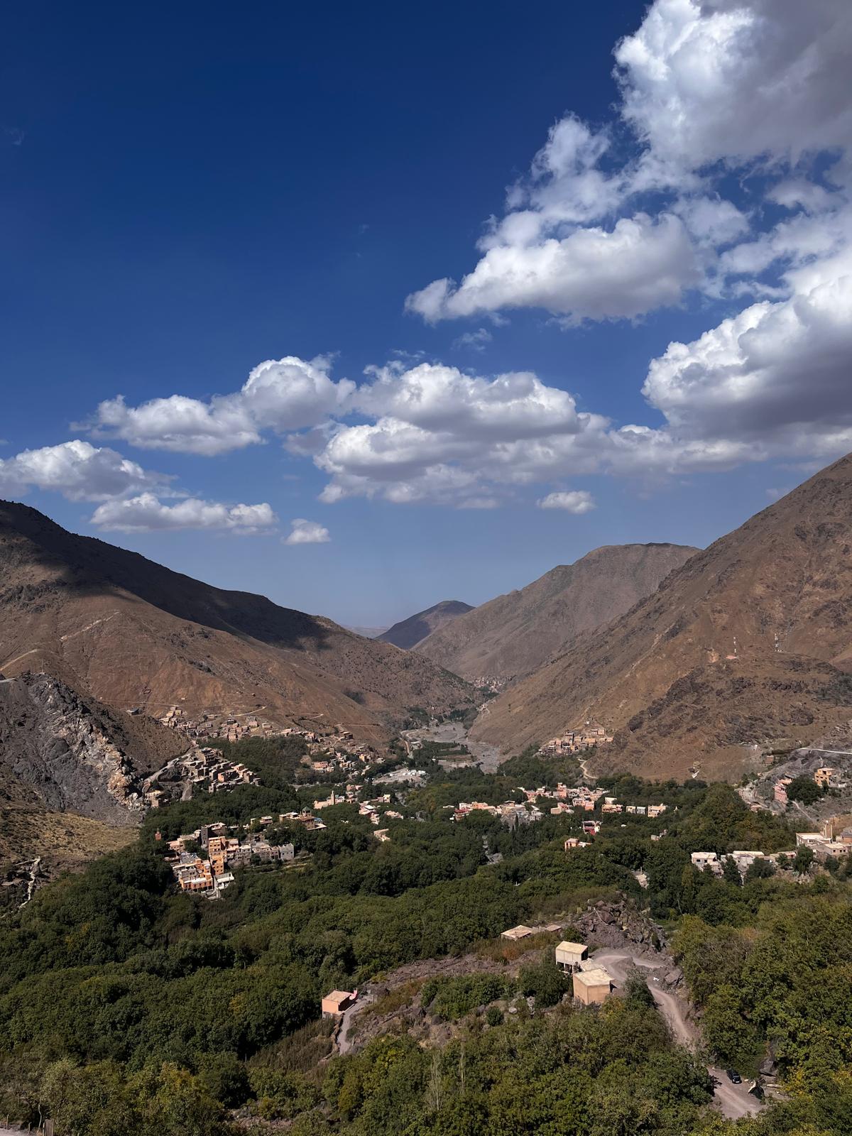 Private courtyards at Villa des orangers, Morocco